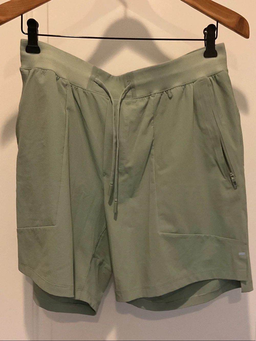 lululemon athletica Men’s Sage Green Lightweight shorts